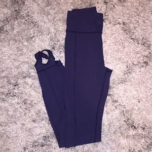 NWOT Navy blue high rise lululemon leggings